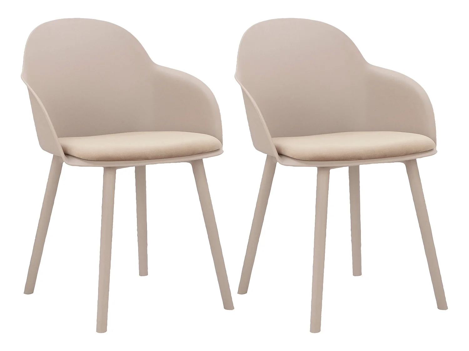 Seiko | Chaise de salle à manger 2 Pack Beige