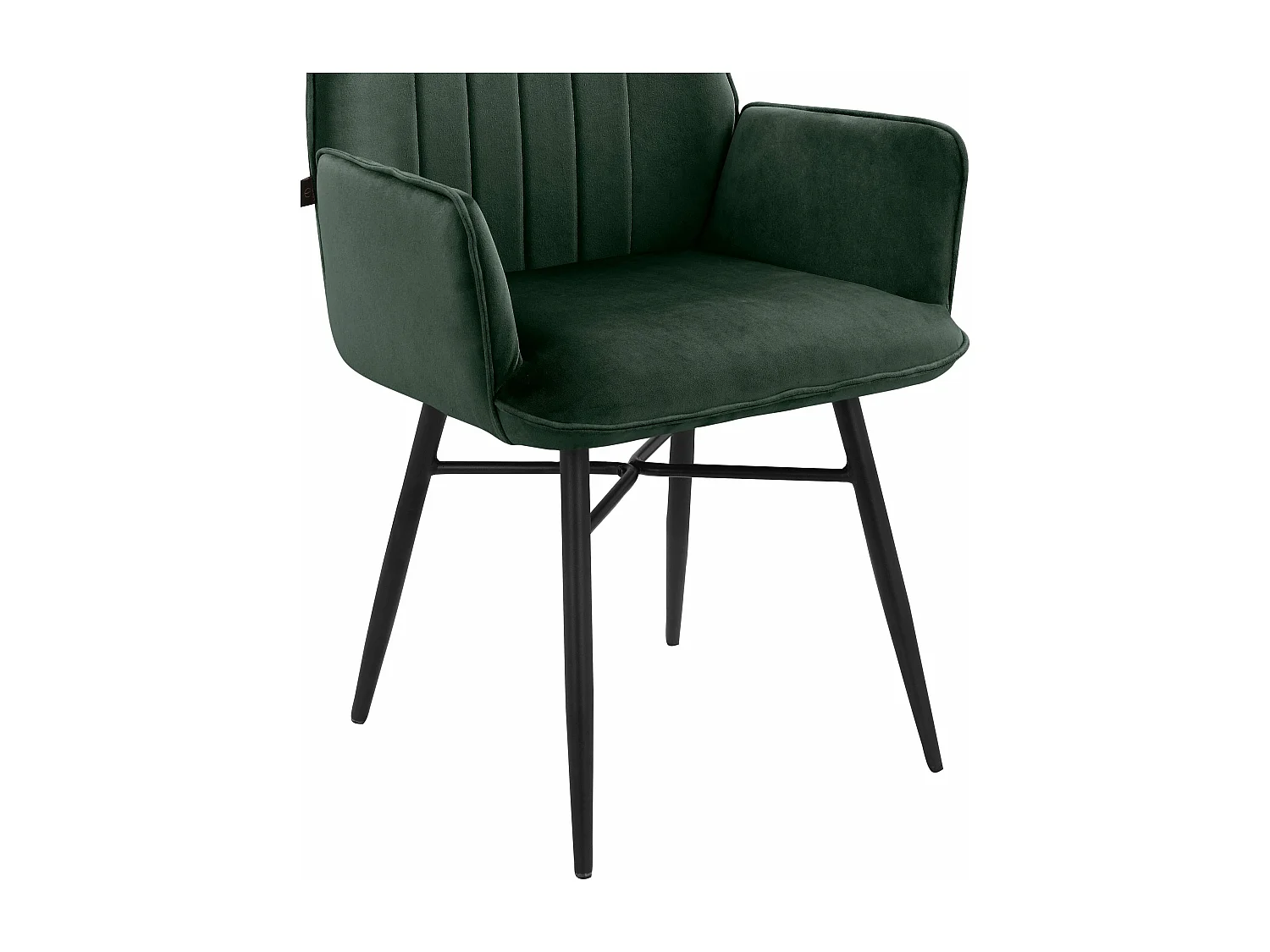 Juego de 2 sillas de comedor Anzo verde oscuro