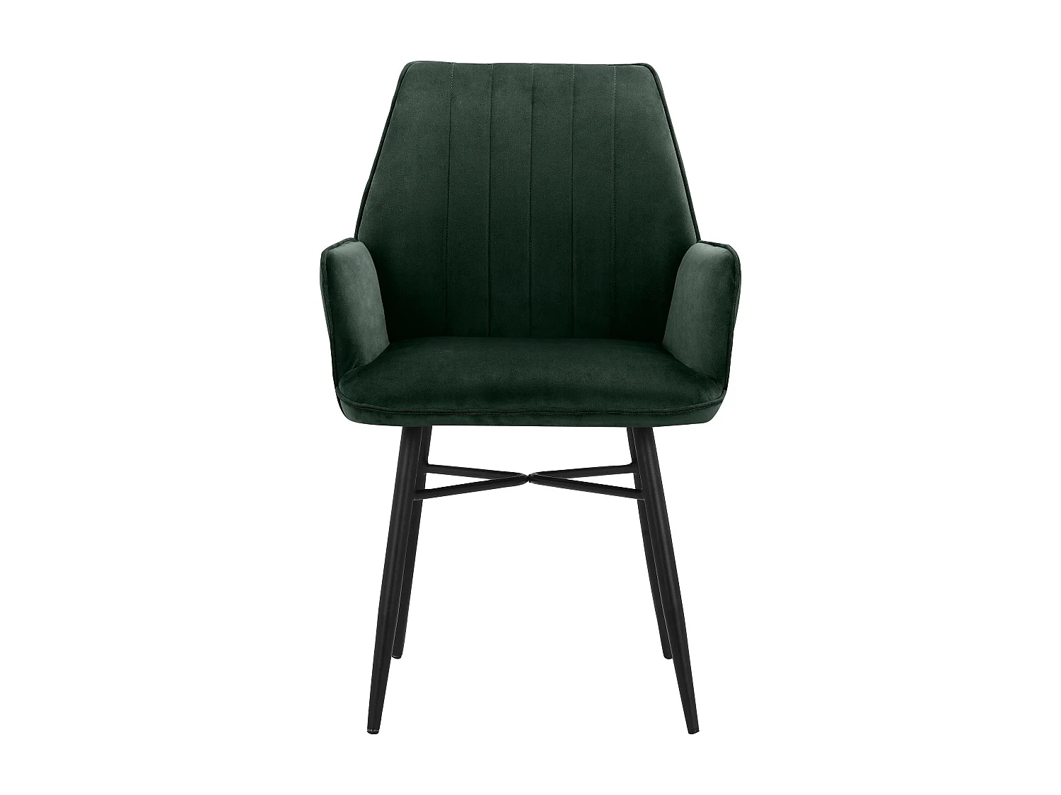 Anzo|Chaise de salle à manger 2 PK Vert foncé