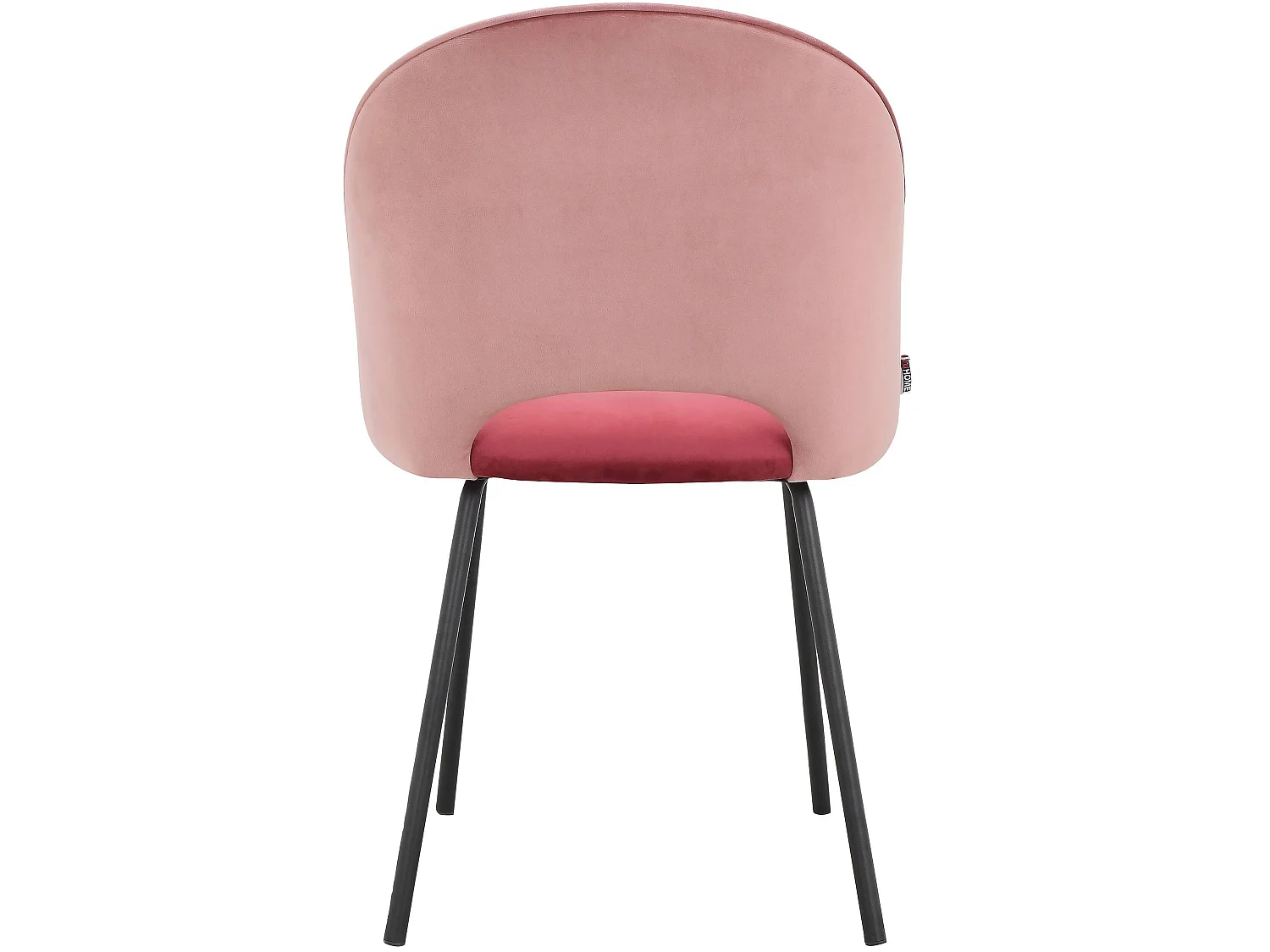 Nagoya|Lot de 2 chaises de salle à manger en velours rose