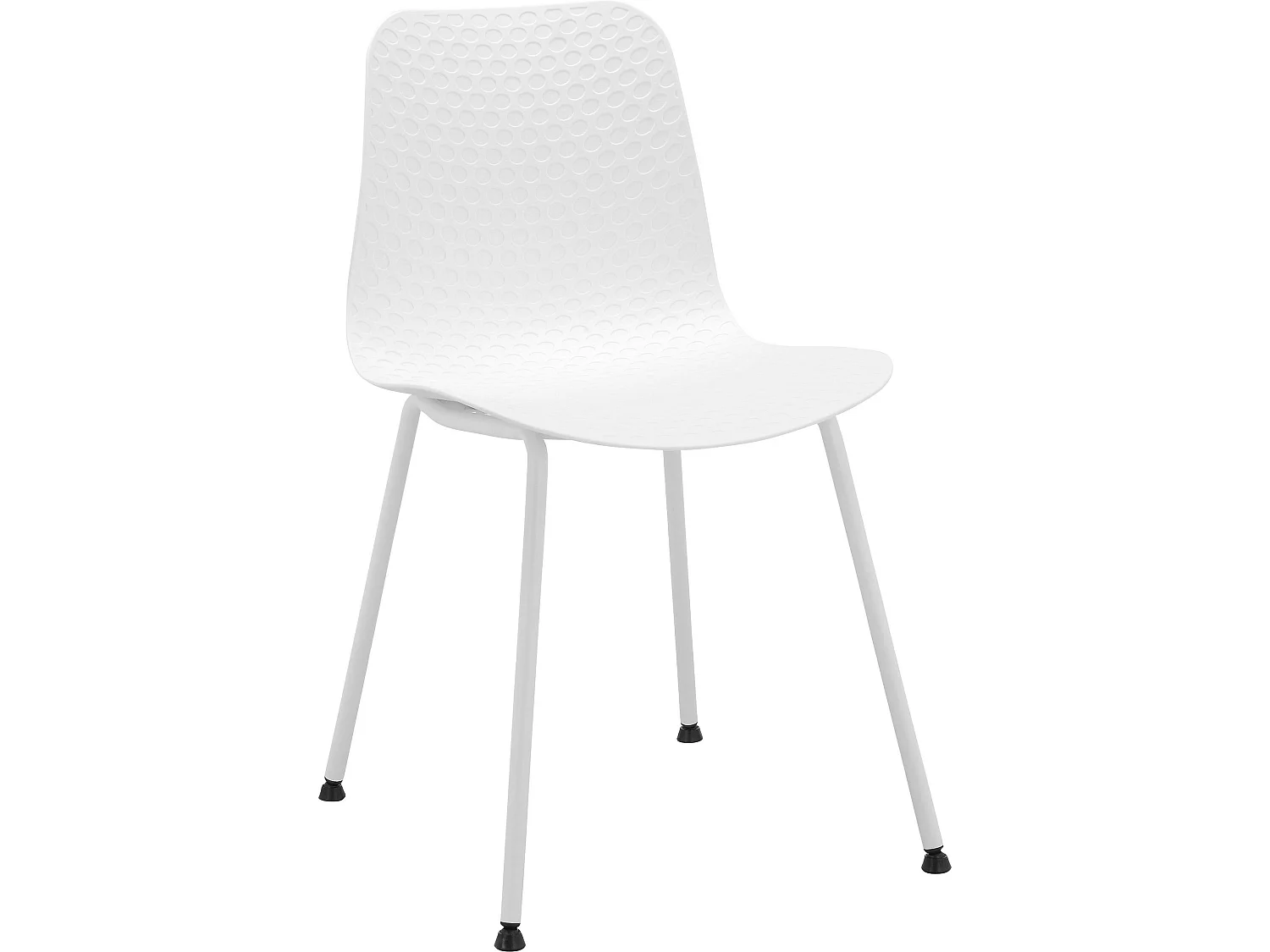 Enya | Chaise de salle à manger 2 Pack Blanc