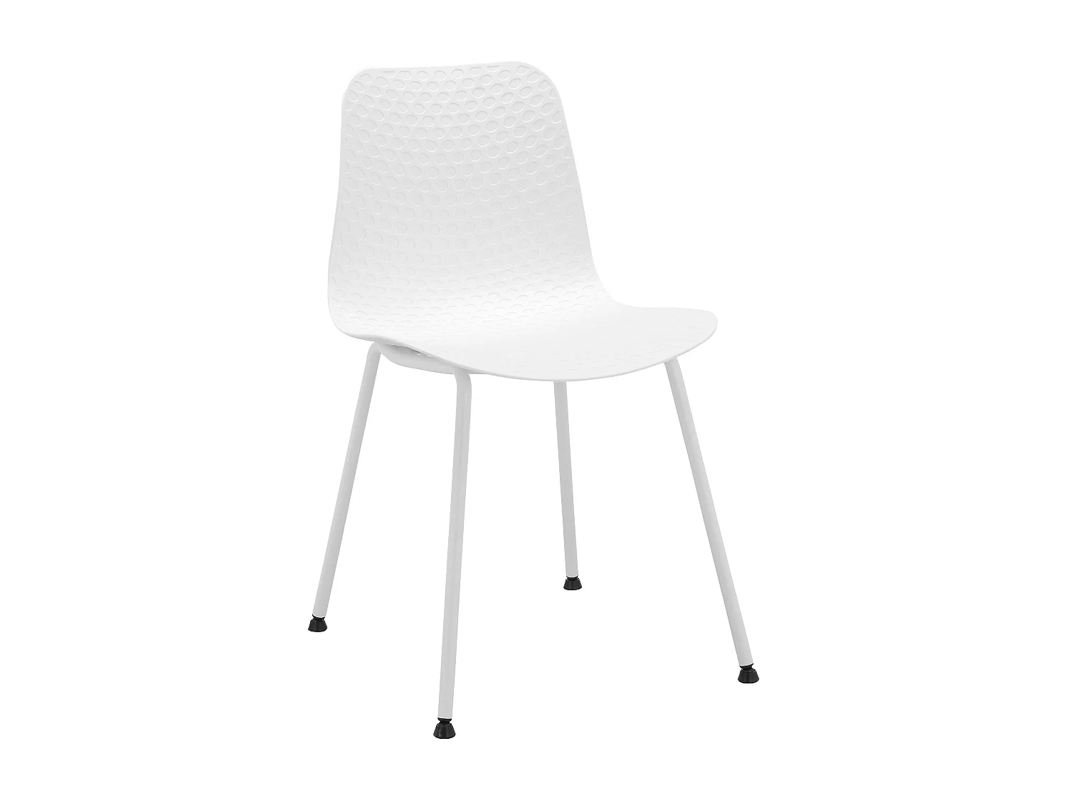 Enya | Chaise de salle à manger 2 Pack Blanc