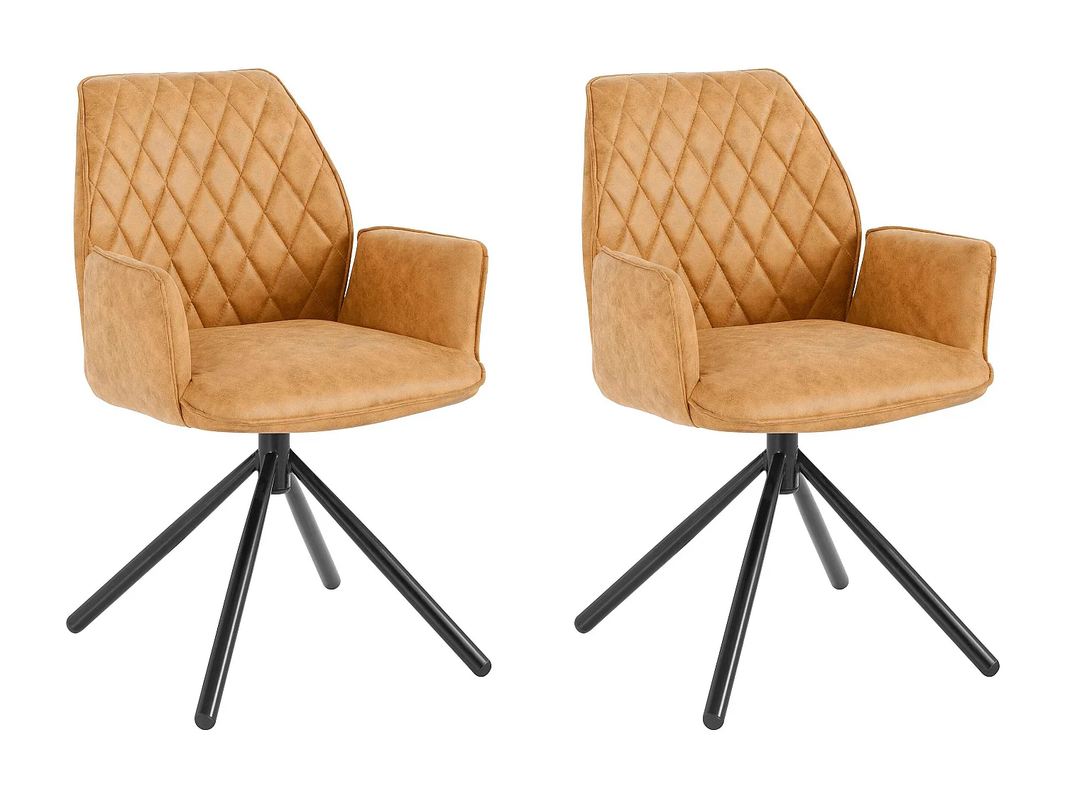 Preston Stoel 2pk Mosterd