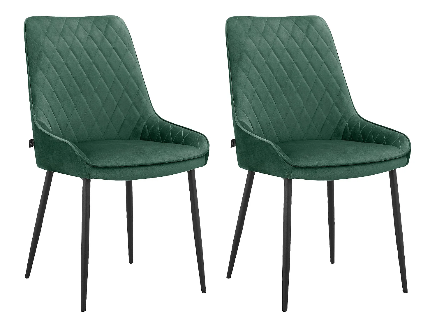 Maya|Chaise de salle à manger 2 Pack Vert foncé