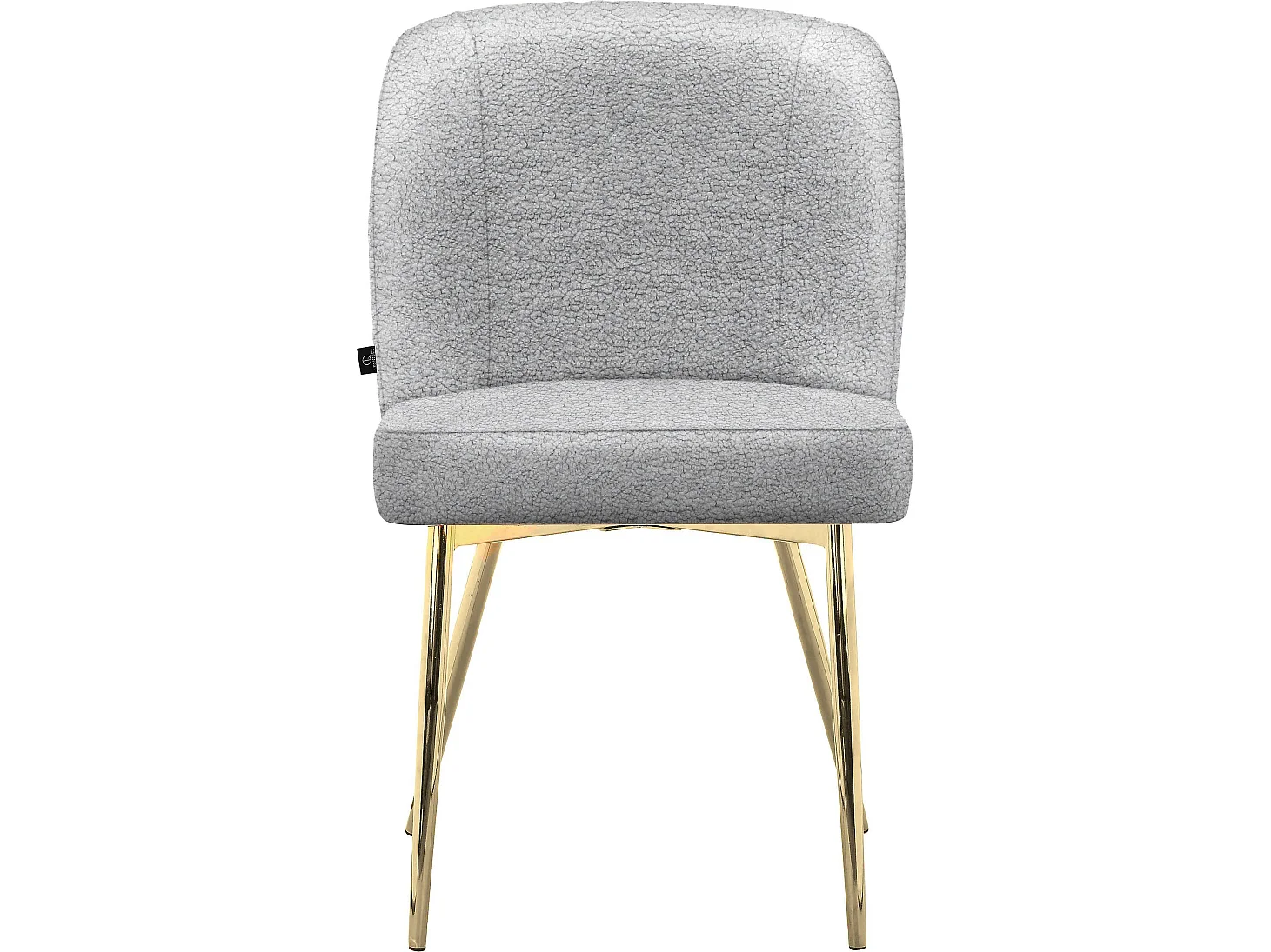 Nagano | Chaise de salle à manger 2 Pack Grey Teddy