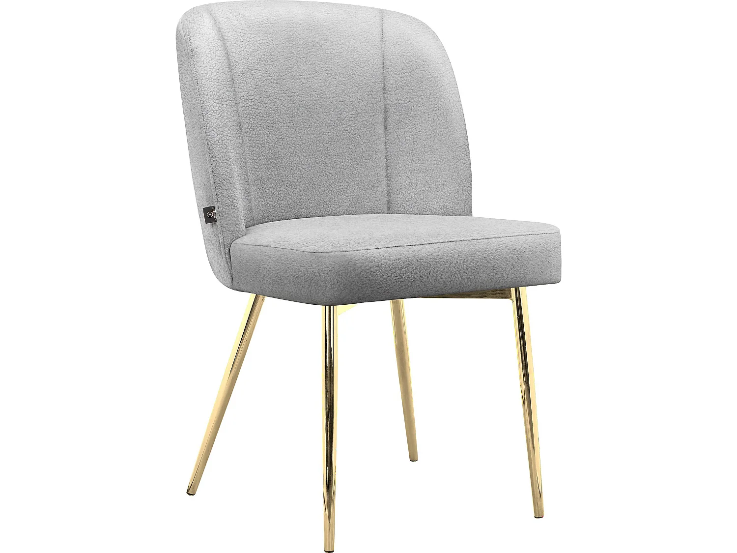 Nagano | Chaise de salle à manger 2 Pack Grey Teddy