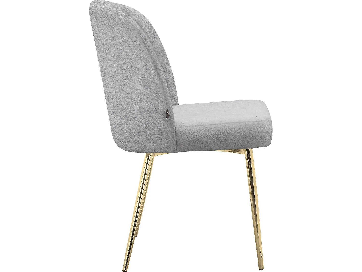 Nagano | Chaise de salle à manger 2 Pack Grey Teddy