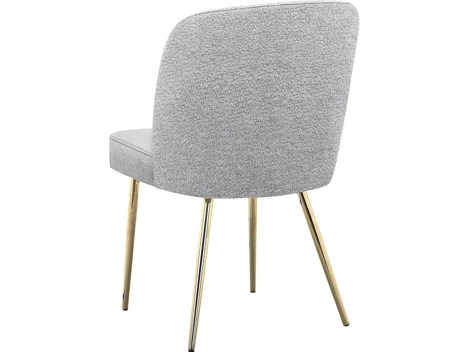 Nagano | Chaise de salle à manger 2 Pack Grey Teddy