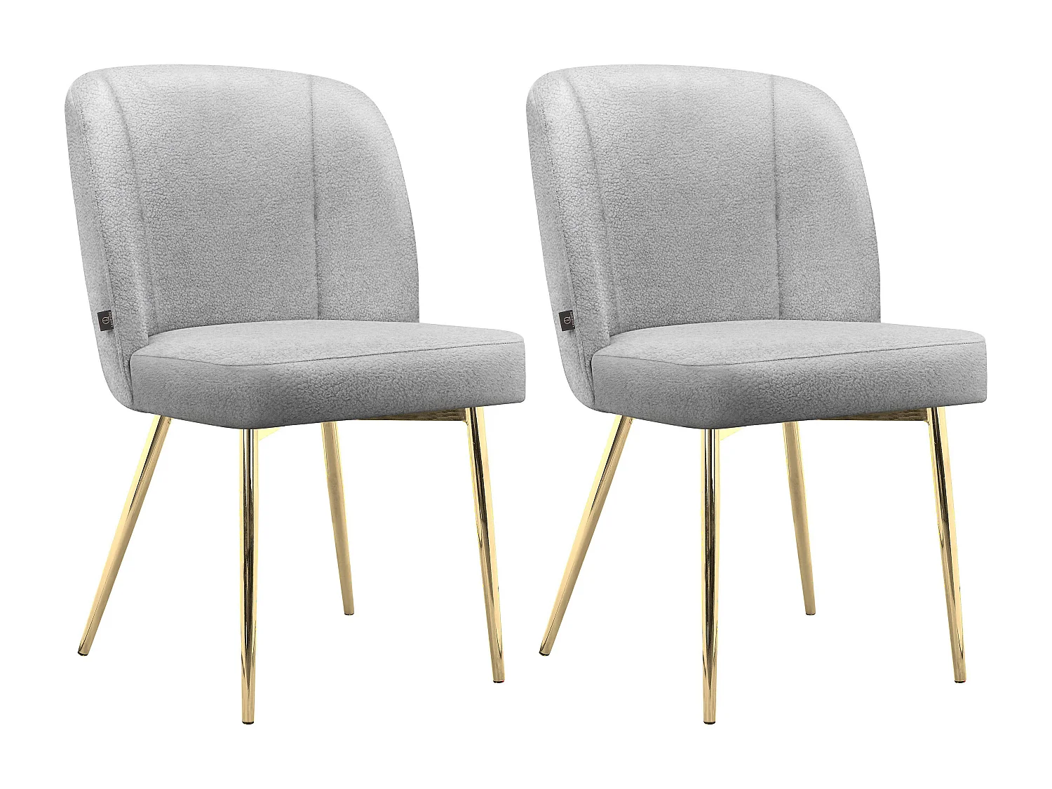 Eetkamerstoel 2 PK Grijs Teddy