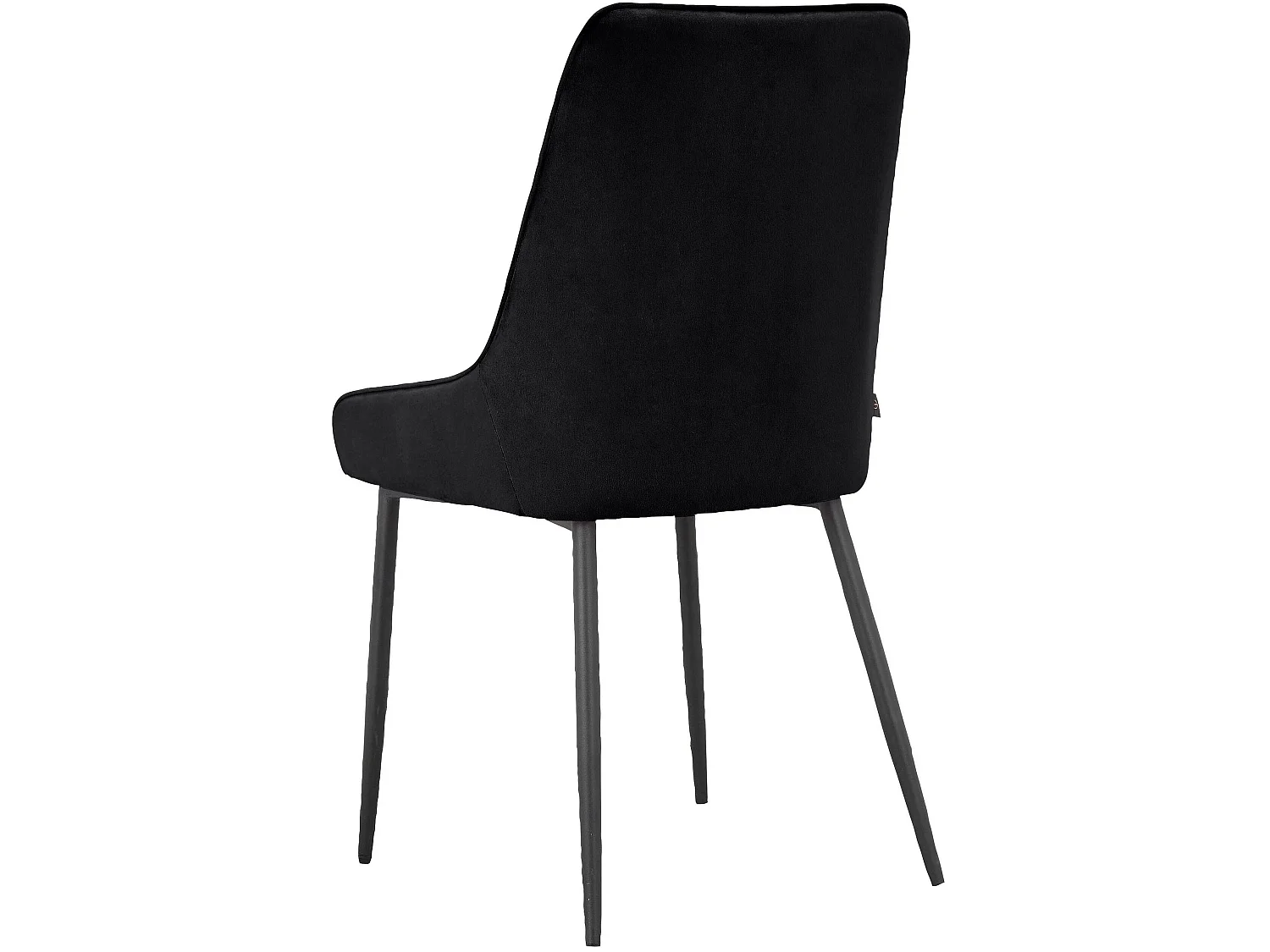 Maya|Chaise de salle à manger 2 PK Noir