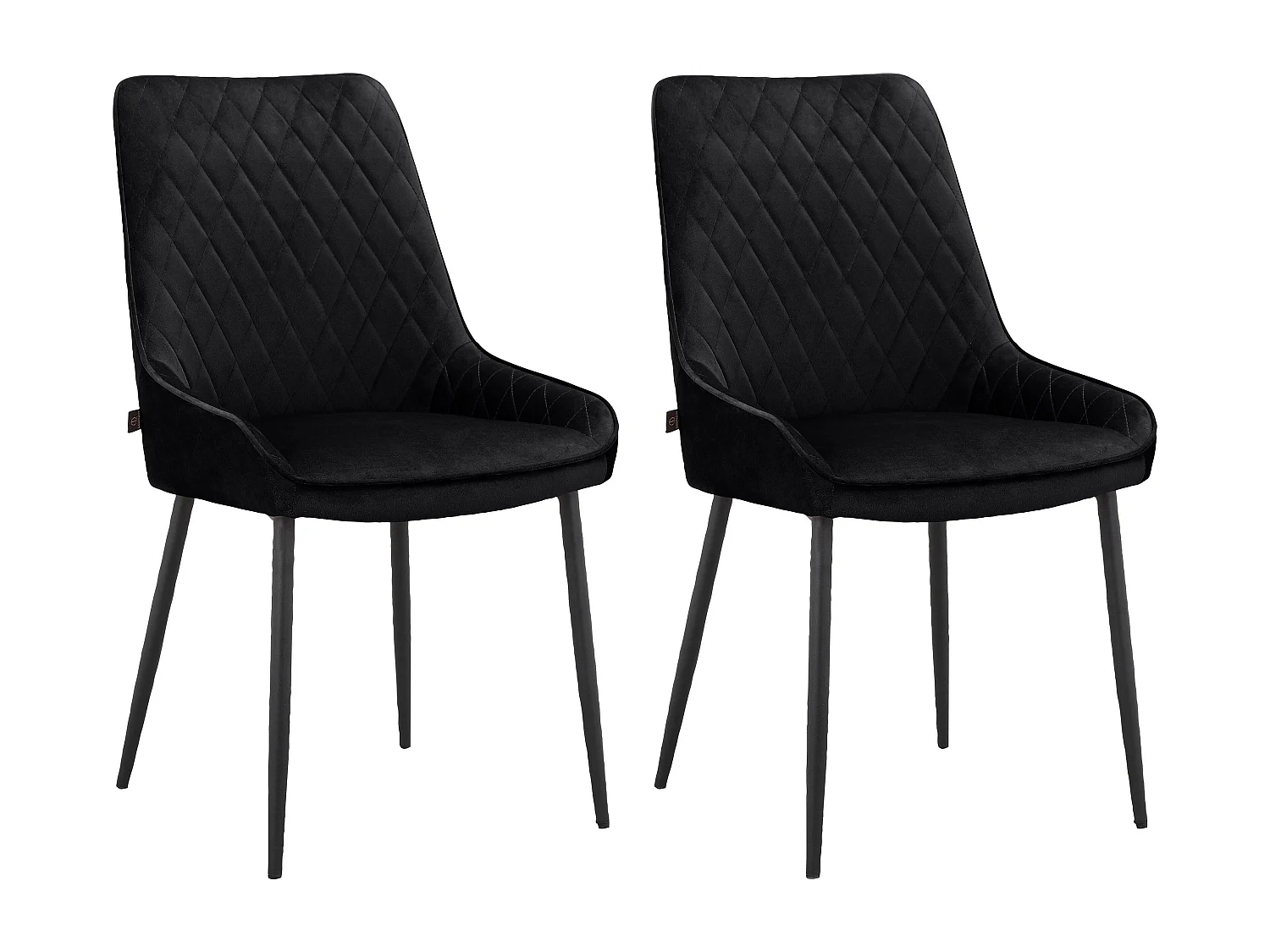 Maya Esszimmerstuhl, 2 Stück, Schwarz