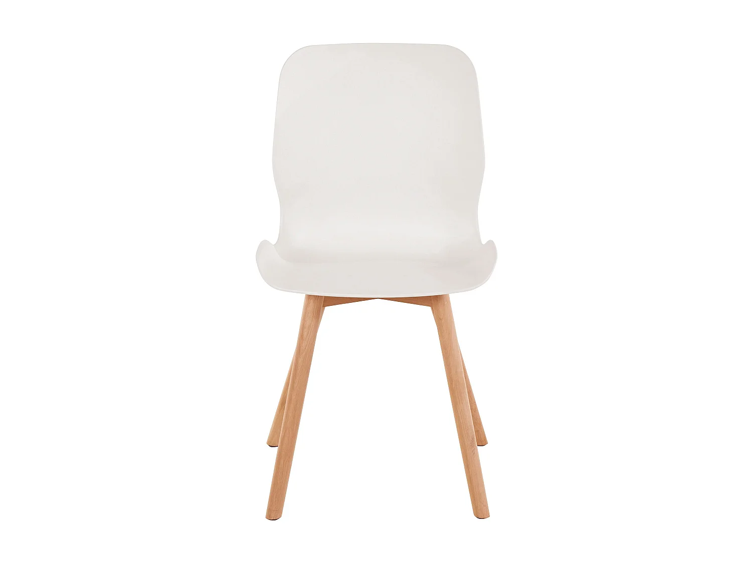 Lance|Chaise de salle à manger 2 PK Blanc