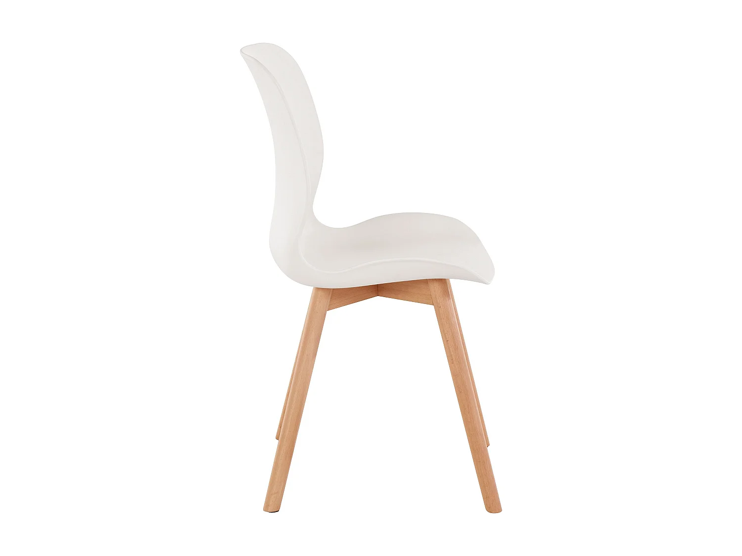 Lance|Chaise de salle à manger 2 PK Blanc