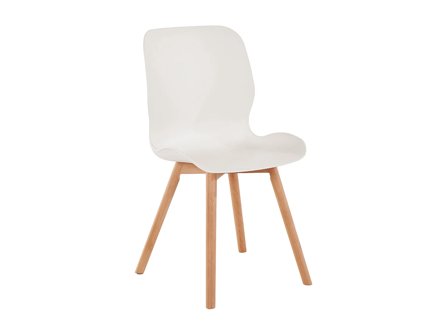 Lance|Chaise de salle à manger 2 PK Blanc