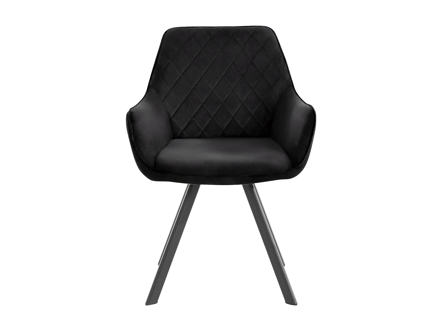 Olga|Fauteuil 1pk Noir