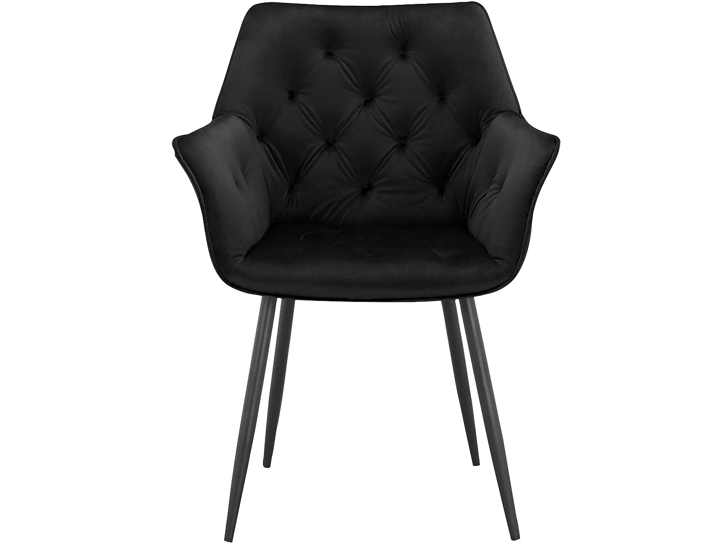 Conjunto de 2 cadeiras de jantar cinzentas