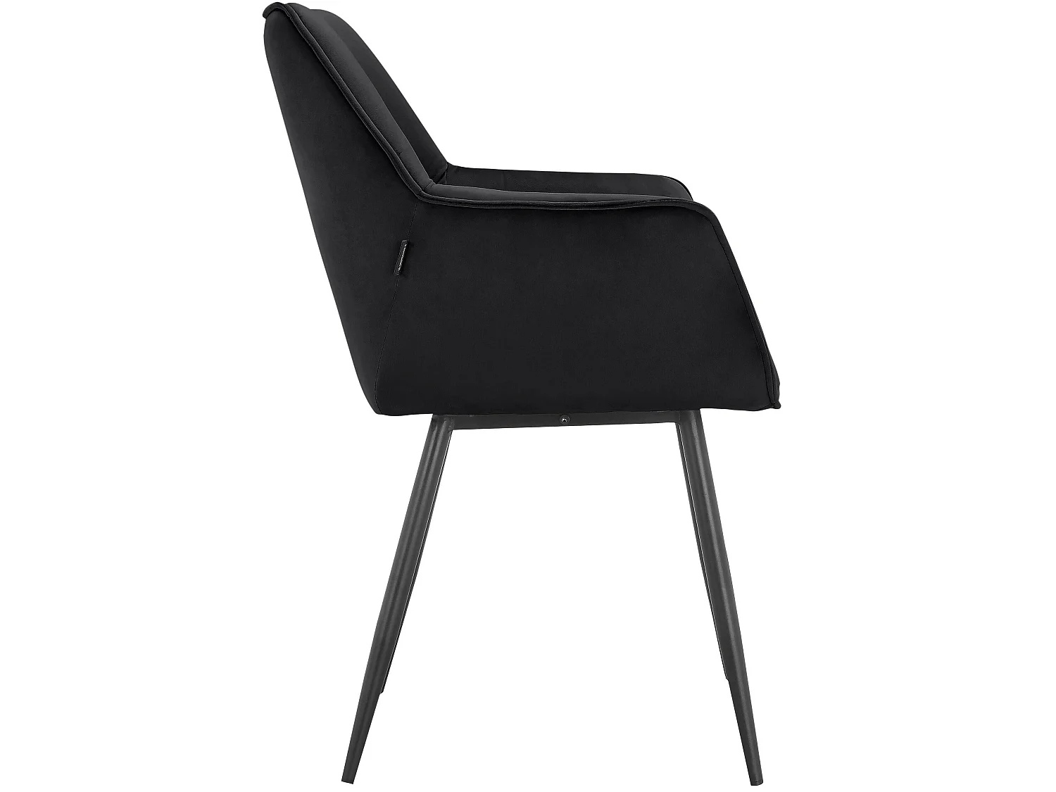 Conjunto de 2 cadeiras de jantar cinzentas