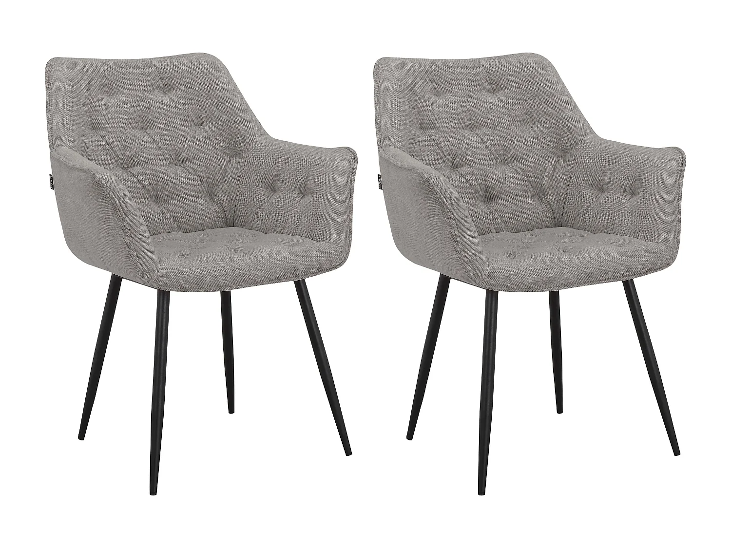 Suzuka | Fauteuil 2 PK Gris clair Belfast