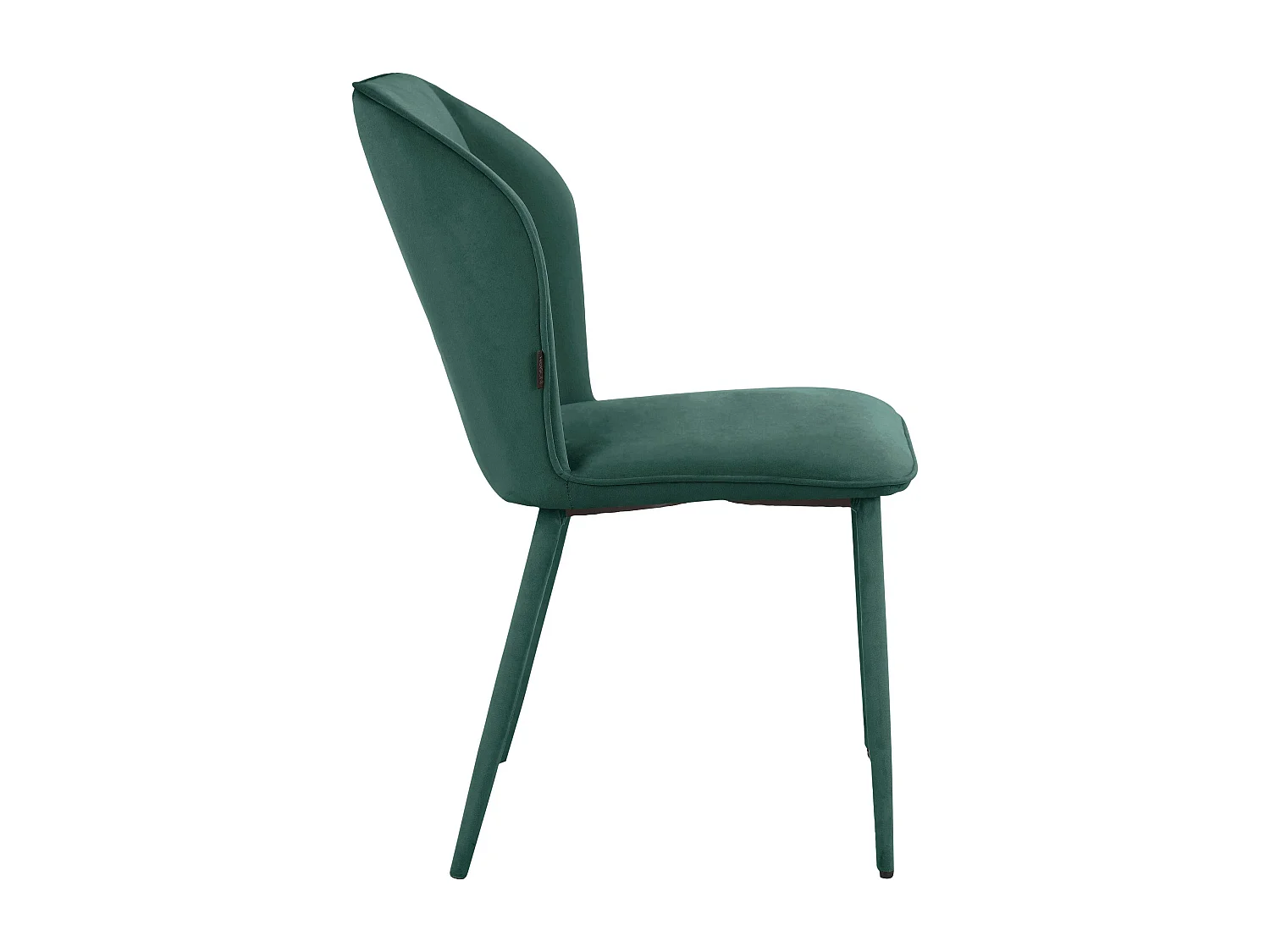 Wilma|Chaise de salle à manger 2 PK Vert foncé