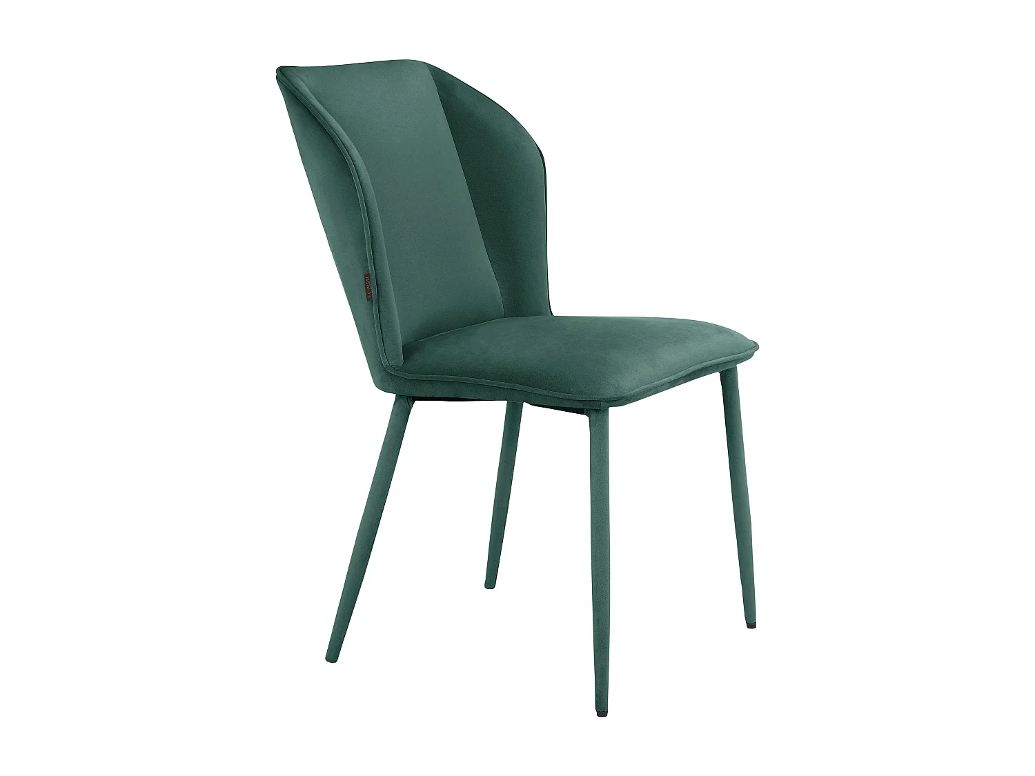 Wilma|Chaise de salle à manger 2 PK Vert foncé