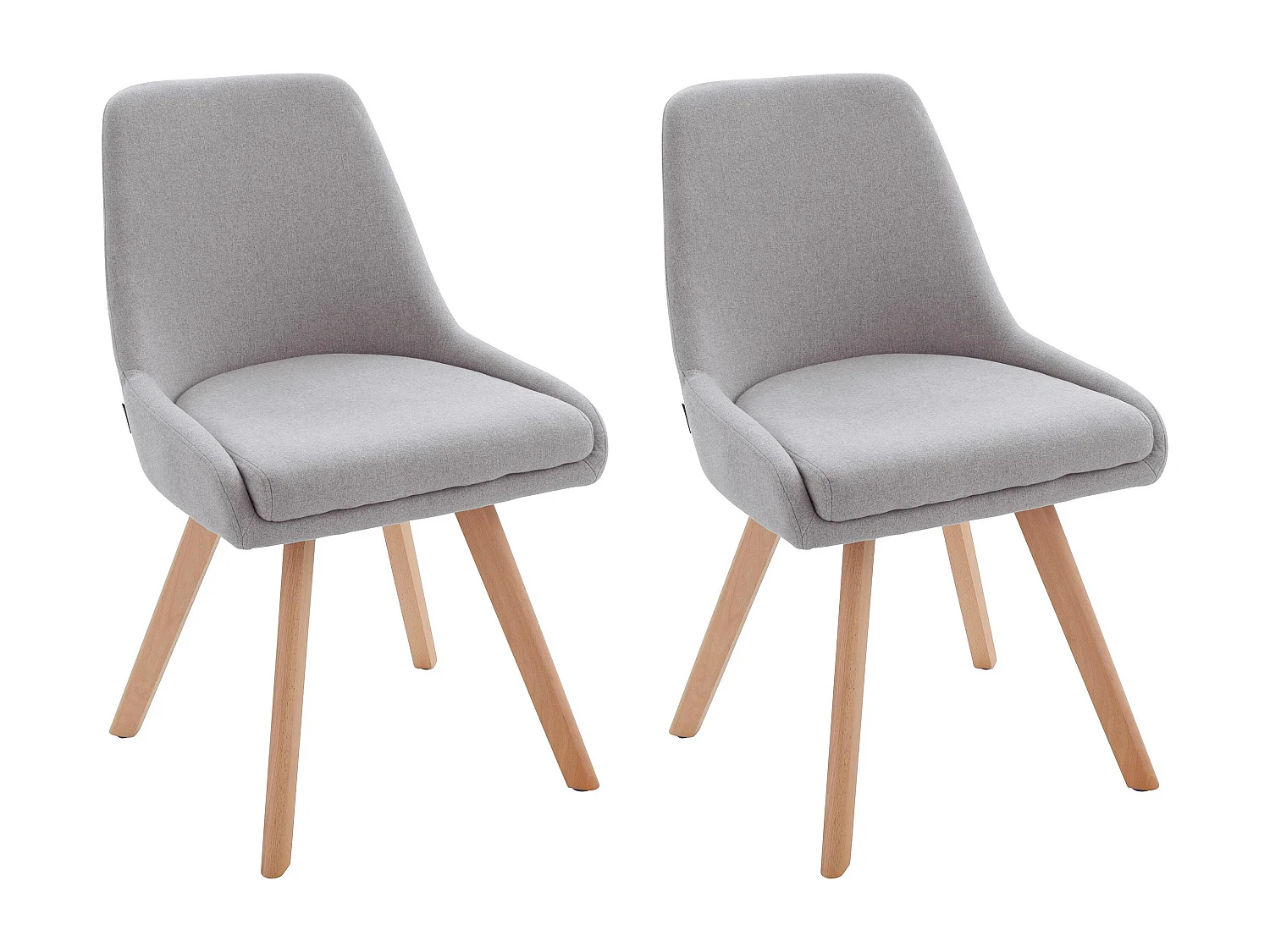 Rudi Chair 2pk Grigio ChiaroRovere