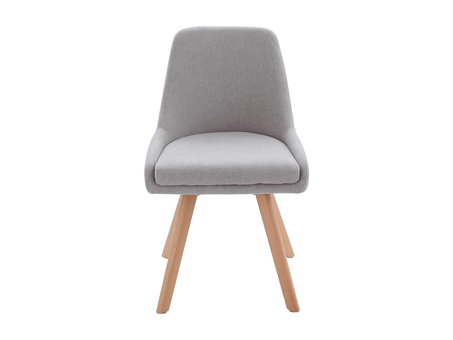 Rudi|Chaise 2 PK Chêne gris clair