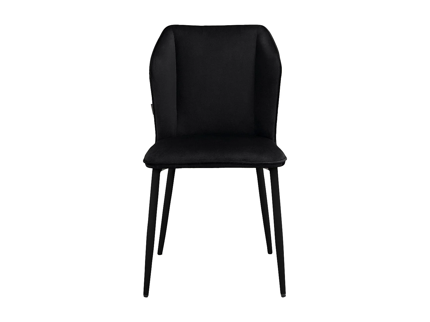 Wilma | Chaise de salle à manger 2 Pack Noir