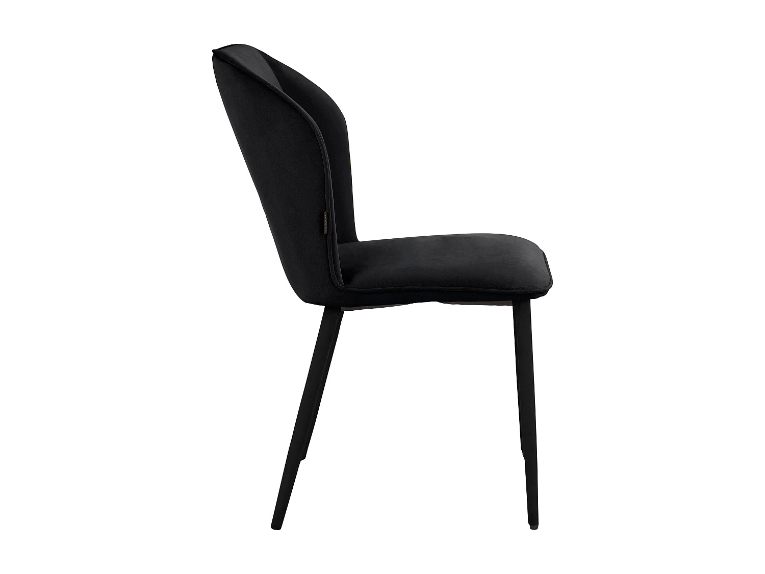 Wilma | Chaise de salle à manger 2 Pack Noir