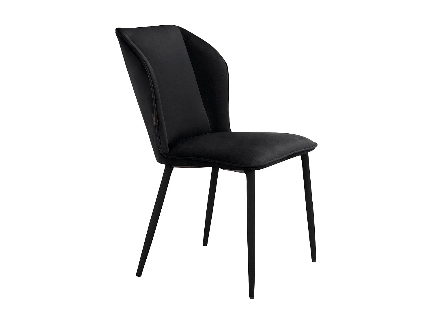 Wilma | Chaise de salle à manger 2 Pack Noir