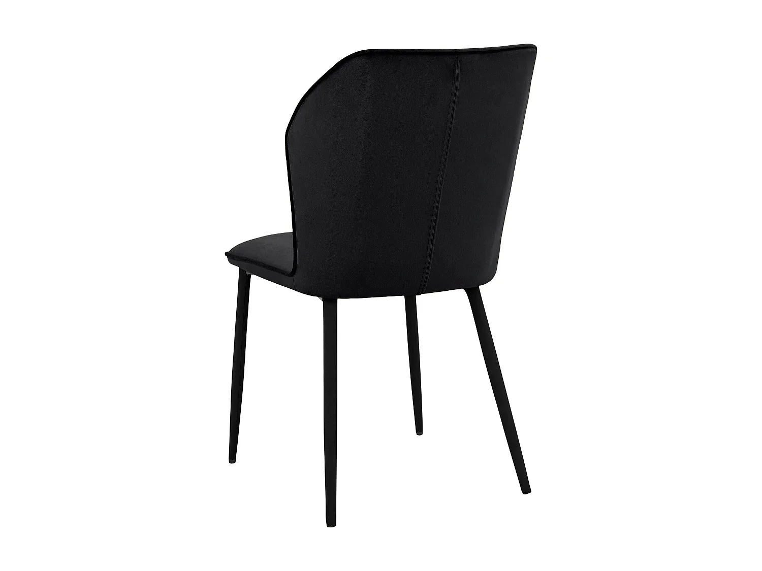 Wilma | Chaise de salle à manger 2 Pack Noir