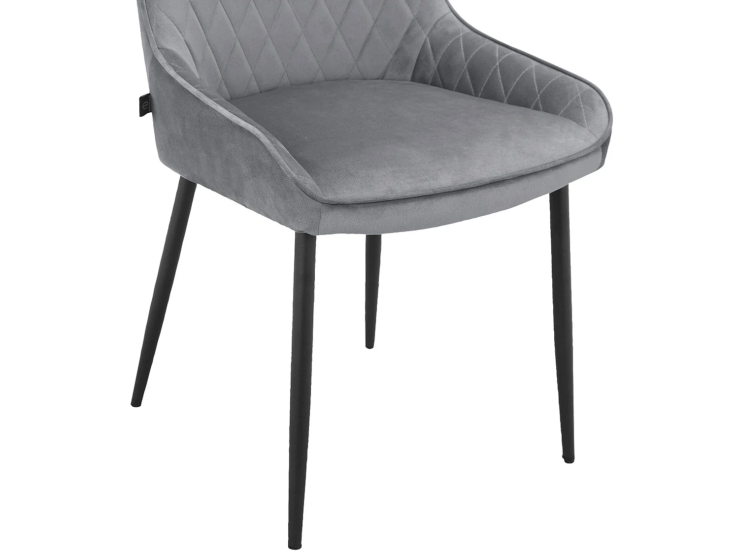 Chaise de salle à manger Maya 2pk Gris