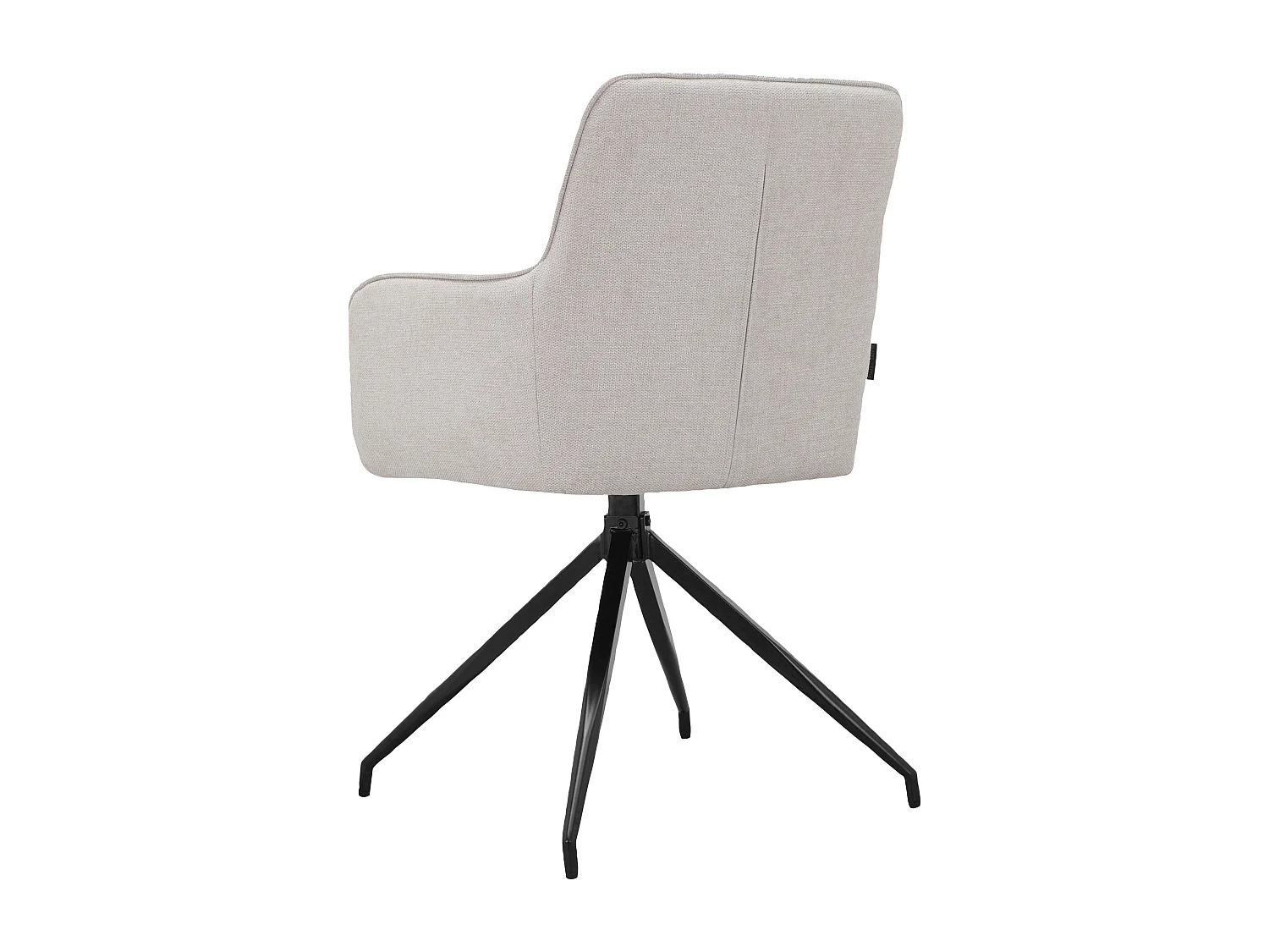 Zaria1 2er-Pack Esszimmerstuhl in Creme aus Kunststoff und Vinyl ohne Armlehnen