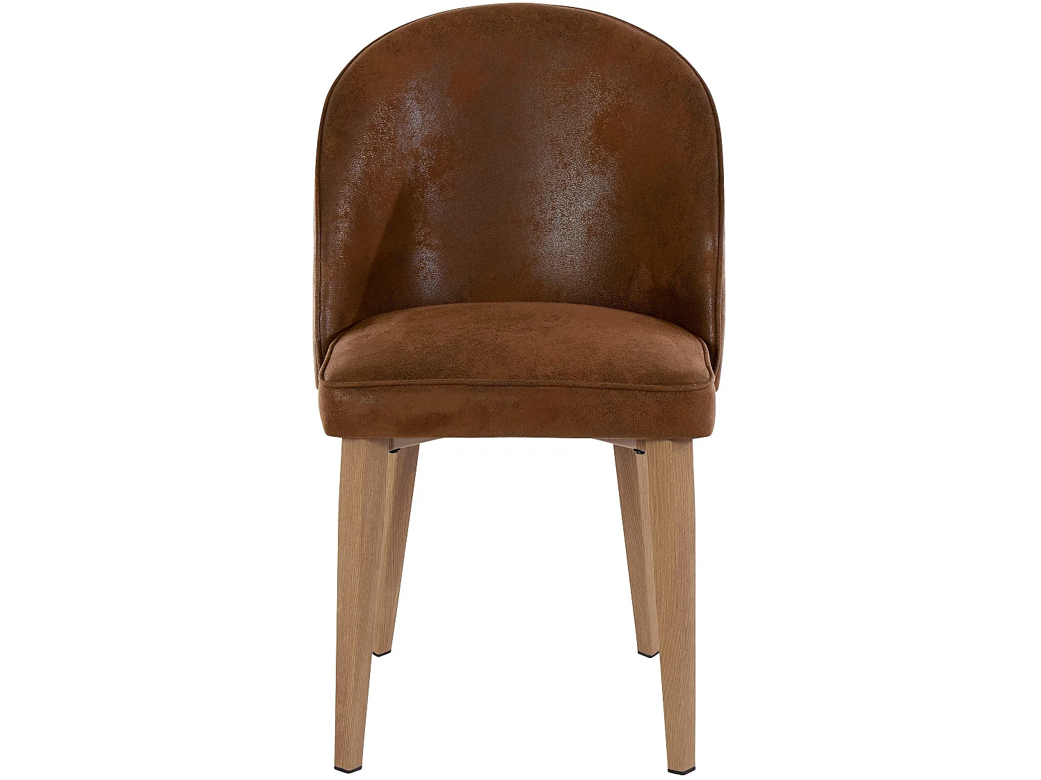 Juego de 2 sillas de comedor Paola marrón