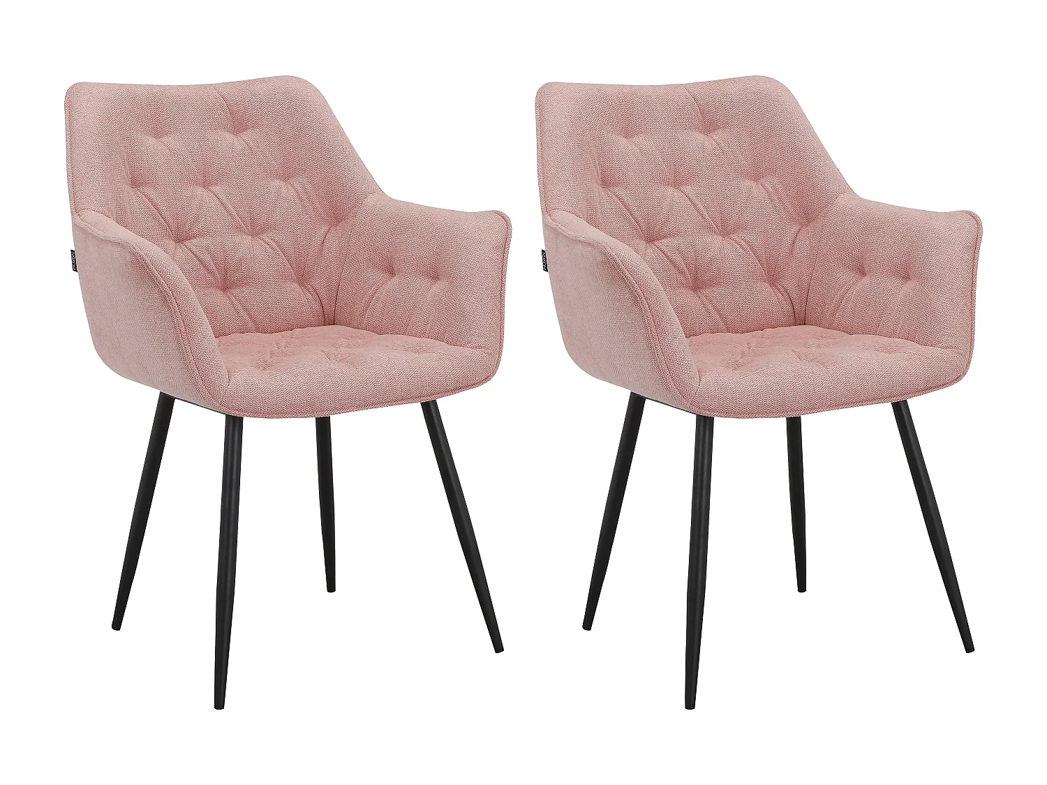 Suzuka Armstoel 2 stuks Rose Belfast