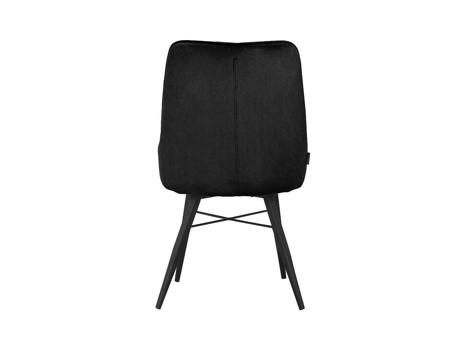 Akita|Chaise de salle à manger 2 PK Noir