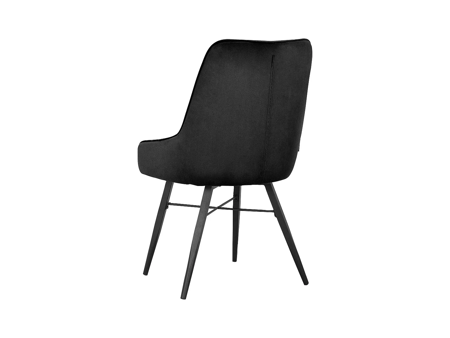 Akita|Chaise de salle à manger 2 PK Noir