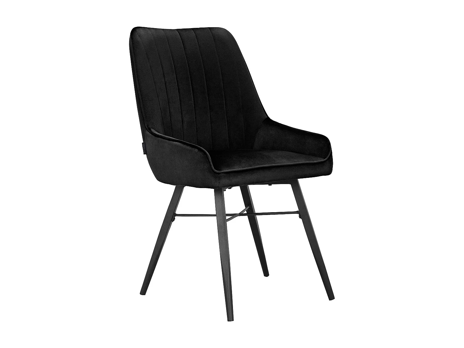 Akita|Chaise de salle à manger 2 PK Noir