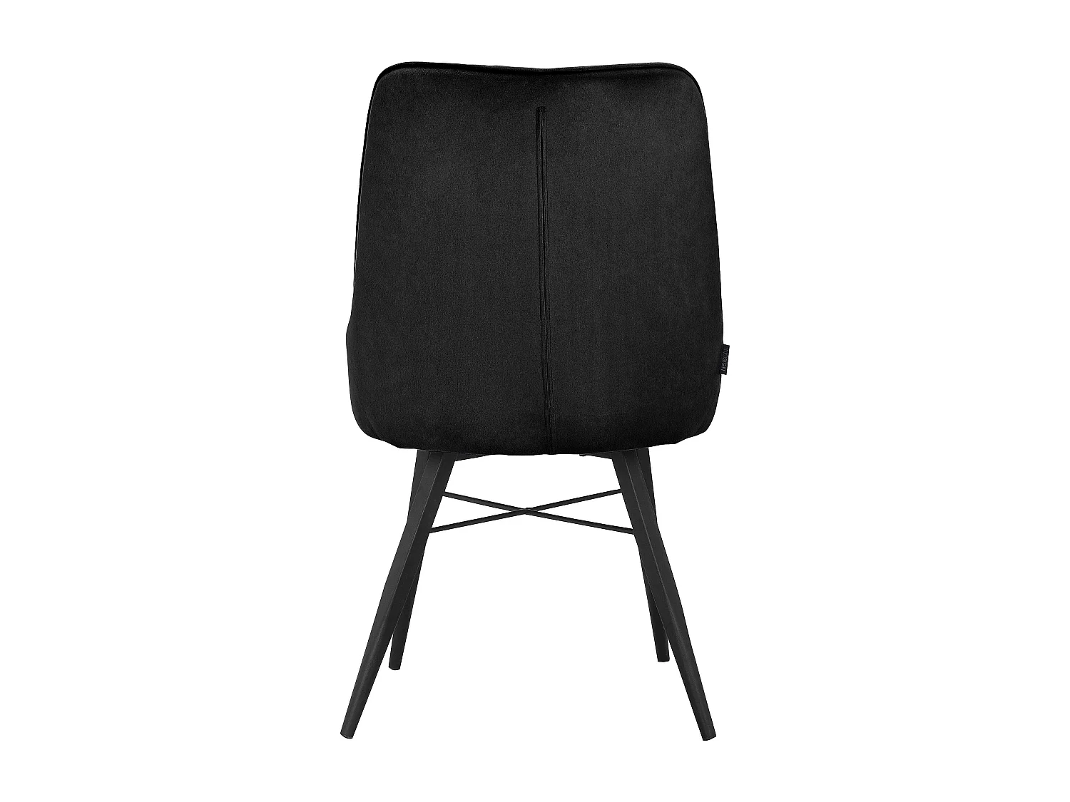 Akita|Chaise de salle à manger 2 PK Noir