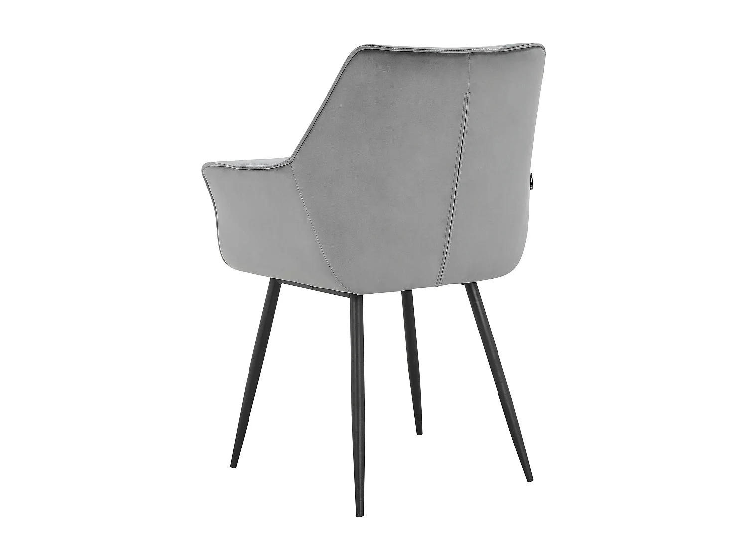 Suzuka | Lot de 2 chaises de salle à manger en velours gris clair