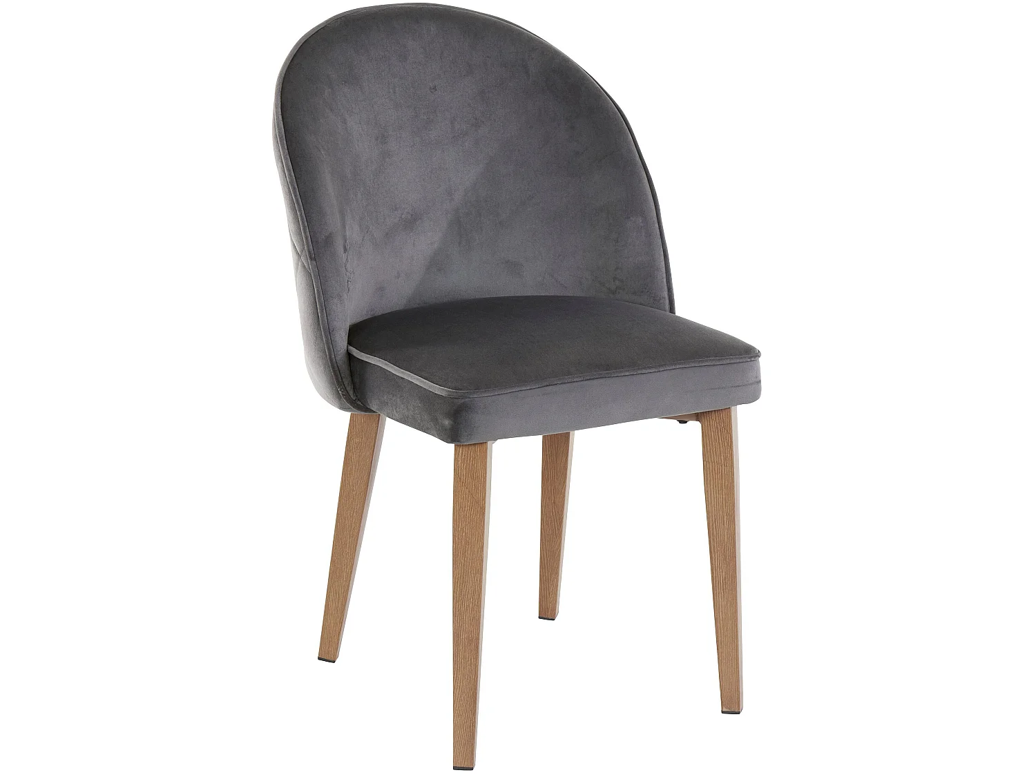 Paola|Chaise de salle à manger 2 PK Anthracite