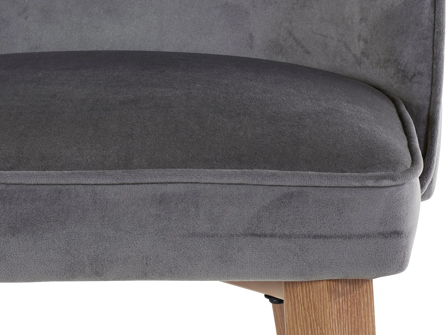 Paola|Chaise de salle à manger 2 PK Anthracite