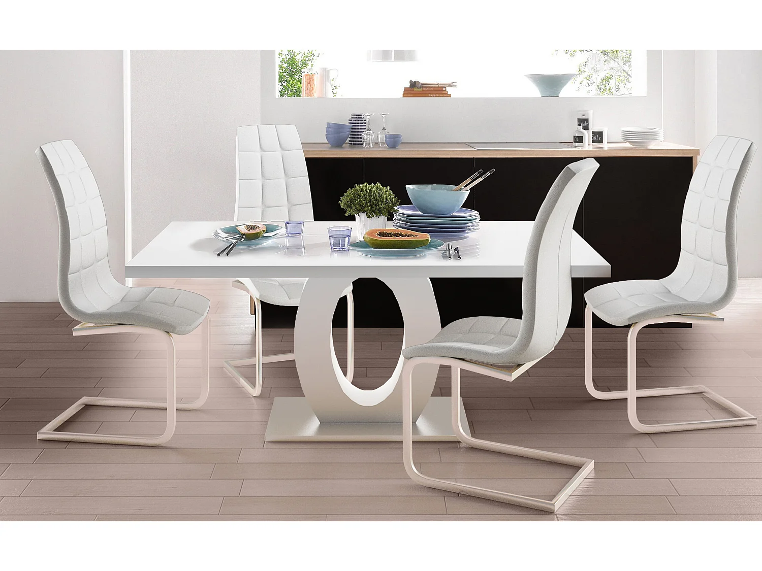 Lola Stoel 4pack Grijs