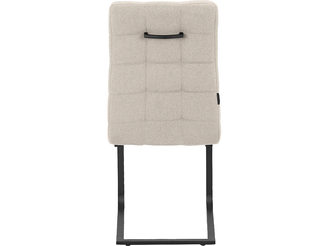 Conjunto de 2 cadeiras de jantar Franca cor-de-rosa