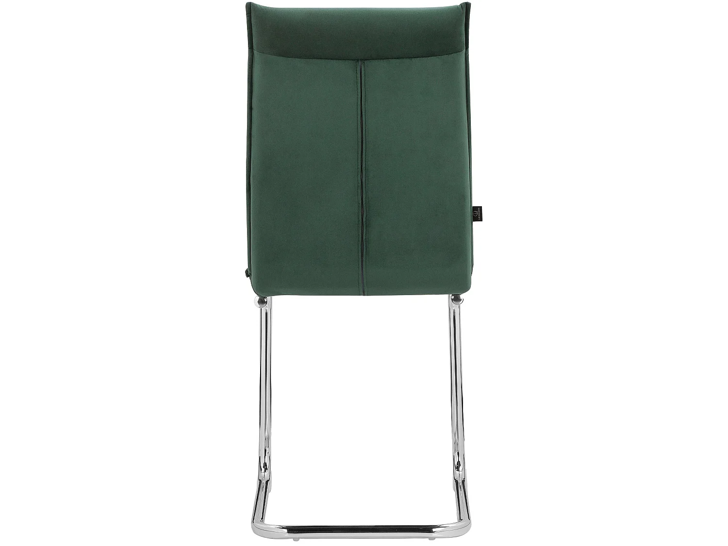 Juego de 2 sillas de comedor Renate verde oscuro