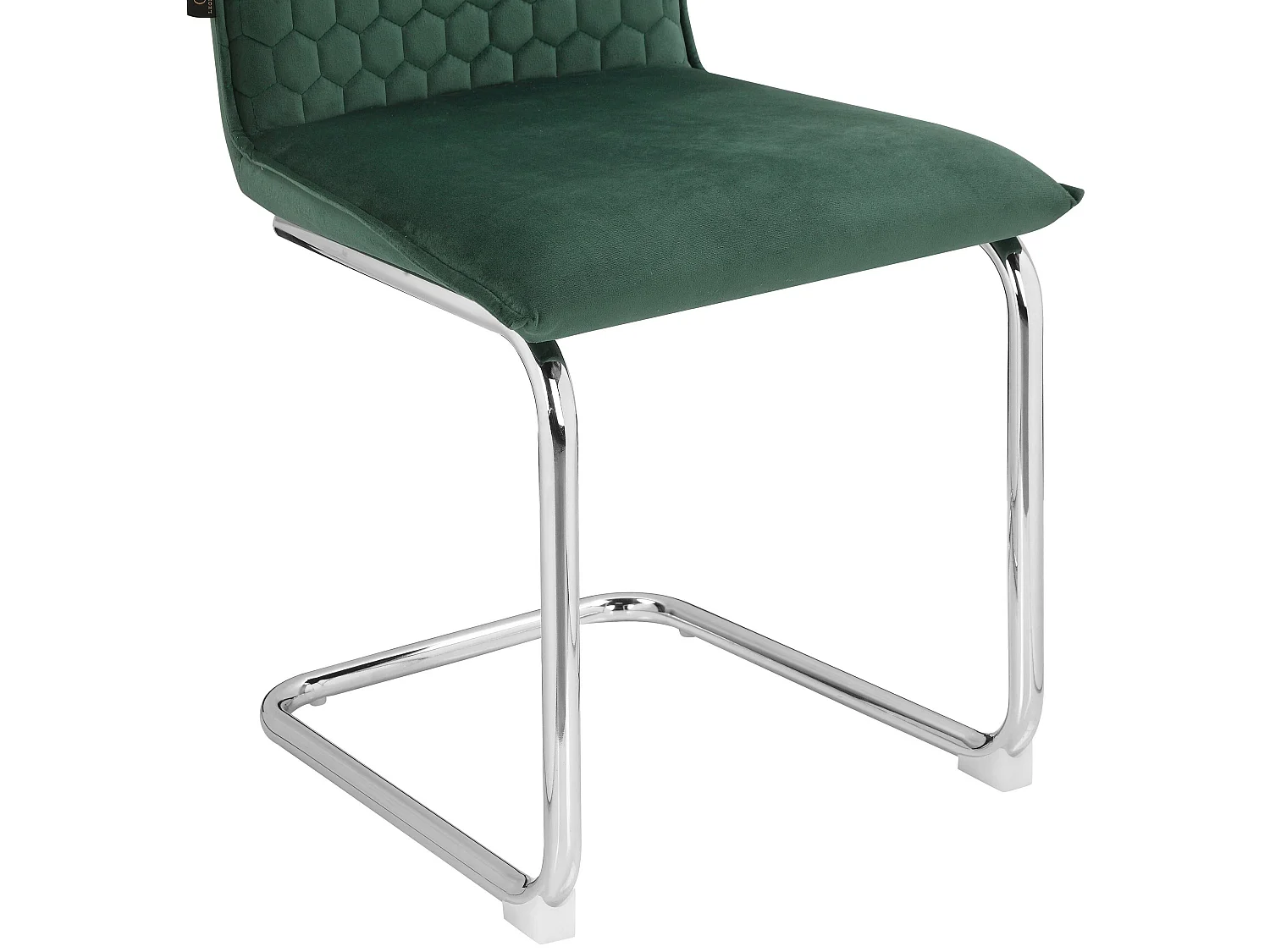 Juego de 2 sillas de comedor Renate verde oscuro