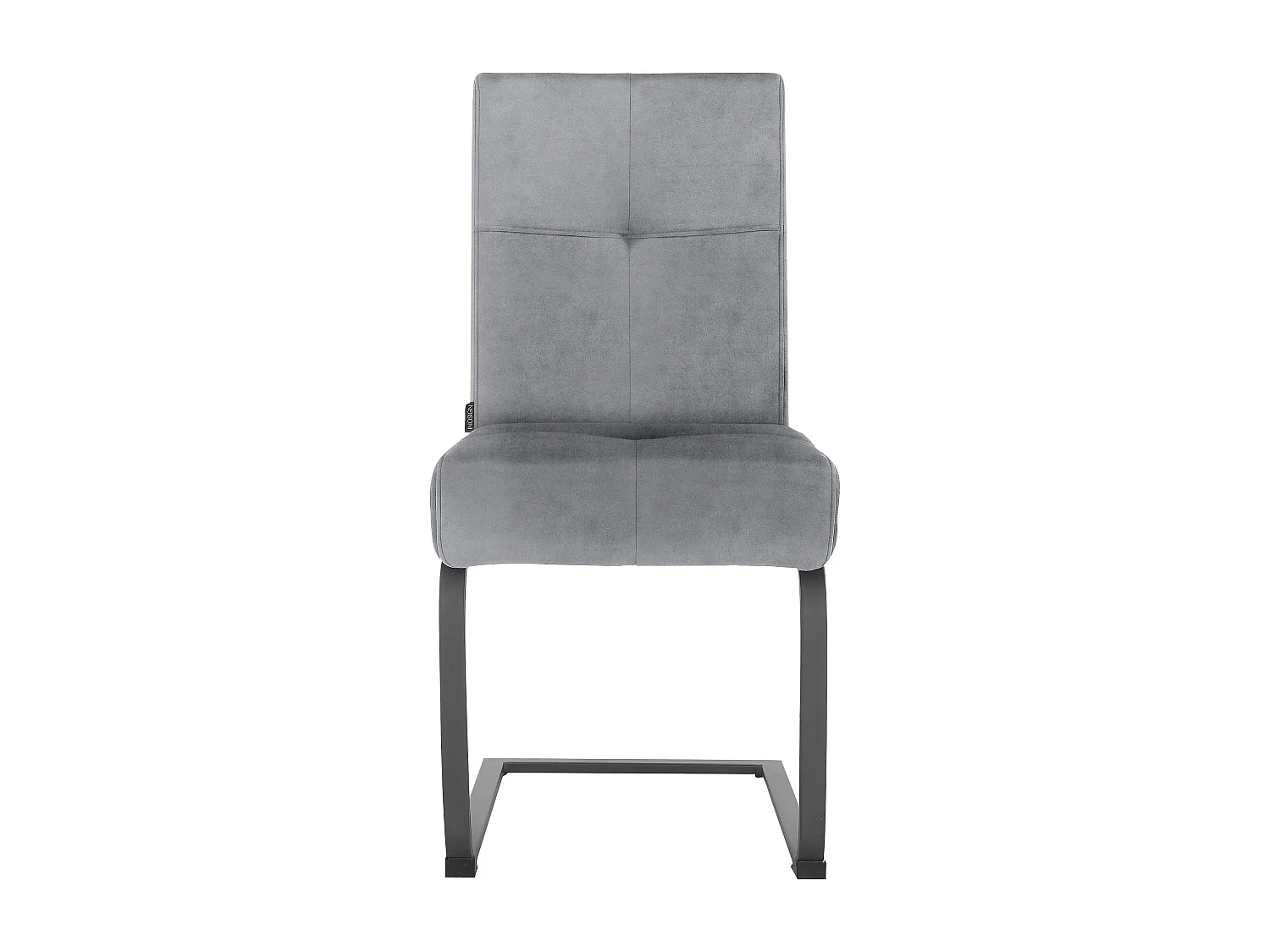 Juego de 2 sillas de comedor Izumo gris claro