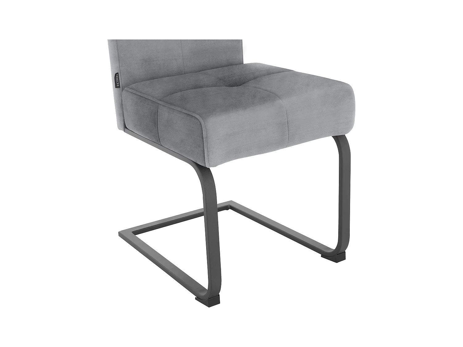 Juego de 2 sillas de comedor Izumo gris claro