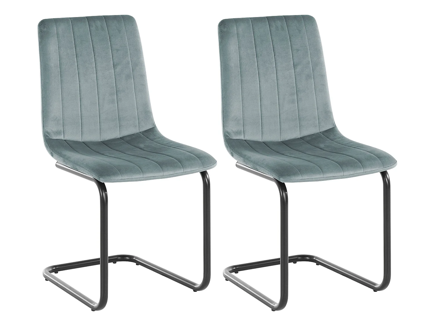 Marcela|Chaise de salle à manger 2 Pack Grey