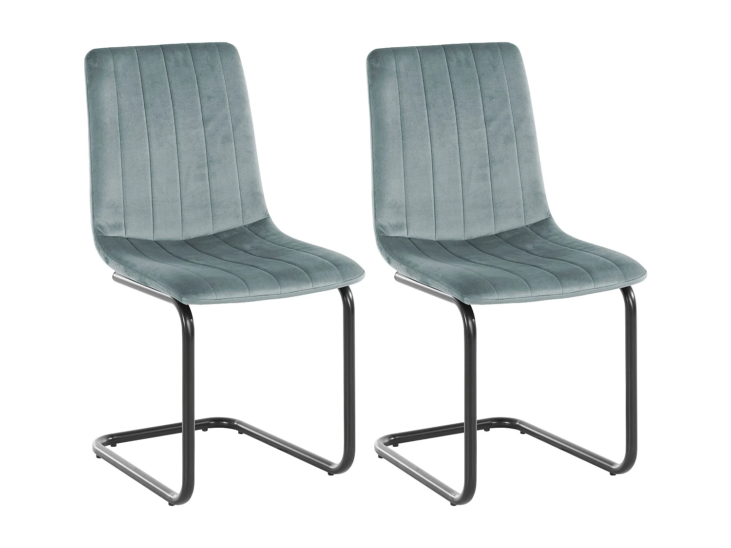 Marcela|Chaise de salle à manger 2 Pack Grey