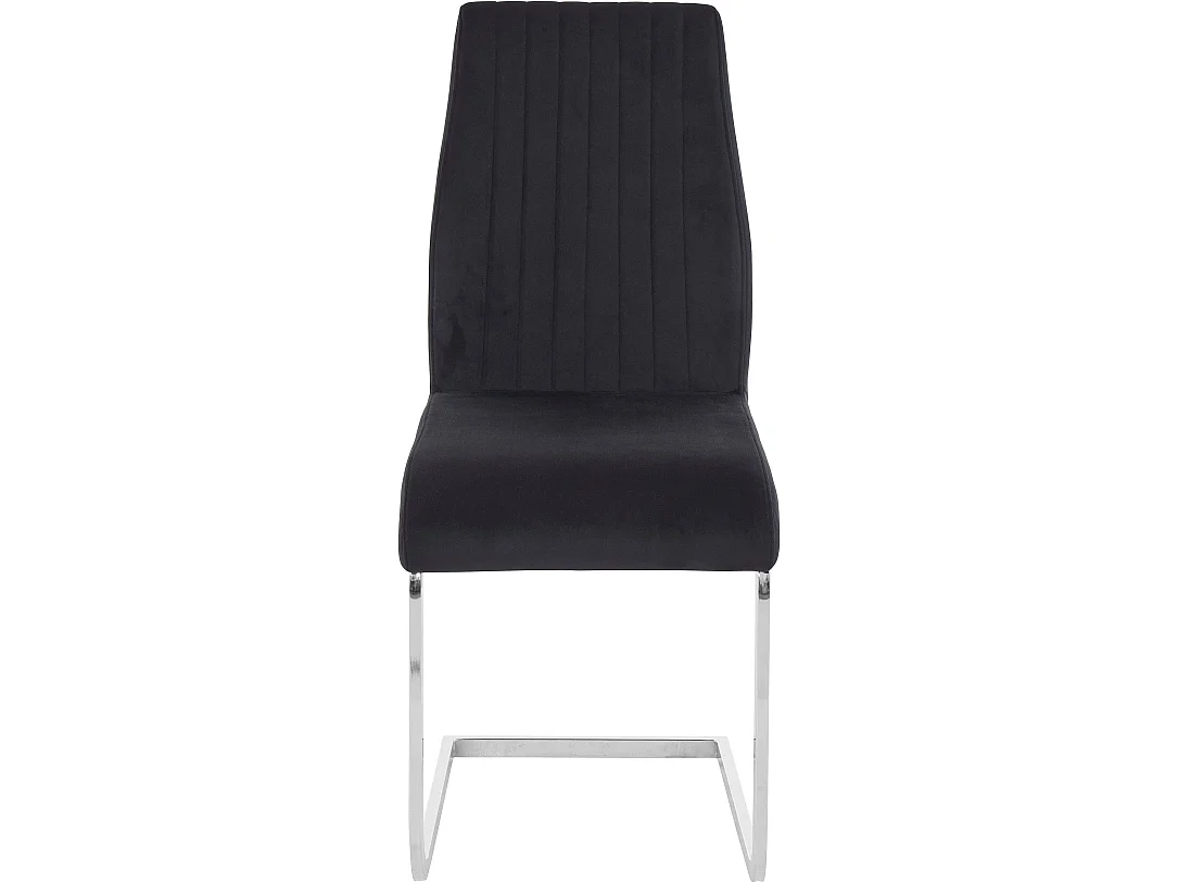 Juego de 2 sillas de comedor Greta, color negro